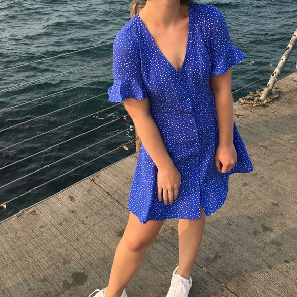 Royal Blue F21 Mini Dress - Picture 9 of 9